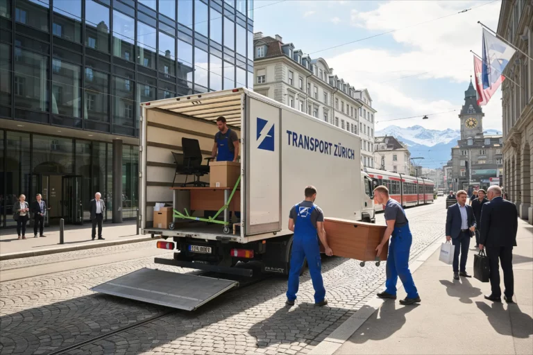 Firmenumzug Zürich - Verladen
