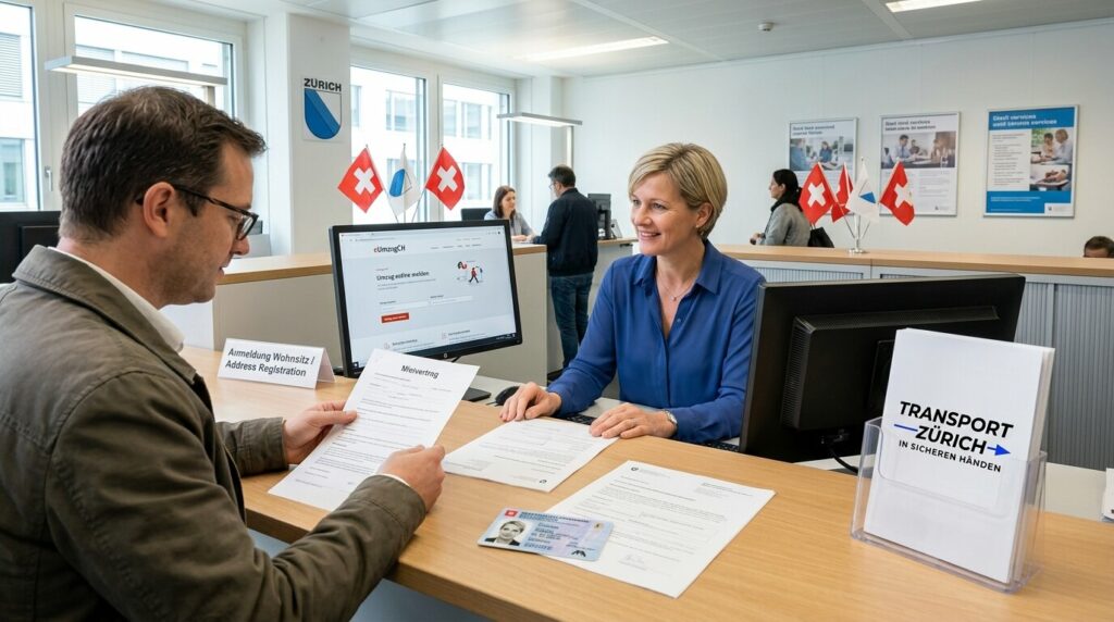 Ummeldung bei der Behörde